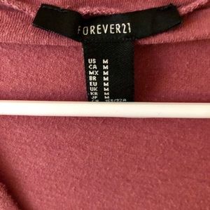 Forever 21 Pink T Shirt Dress